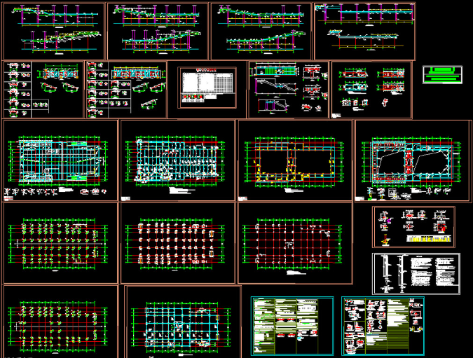 澳门钢结构报告厅图纸